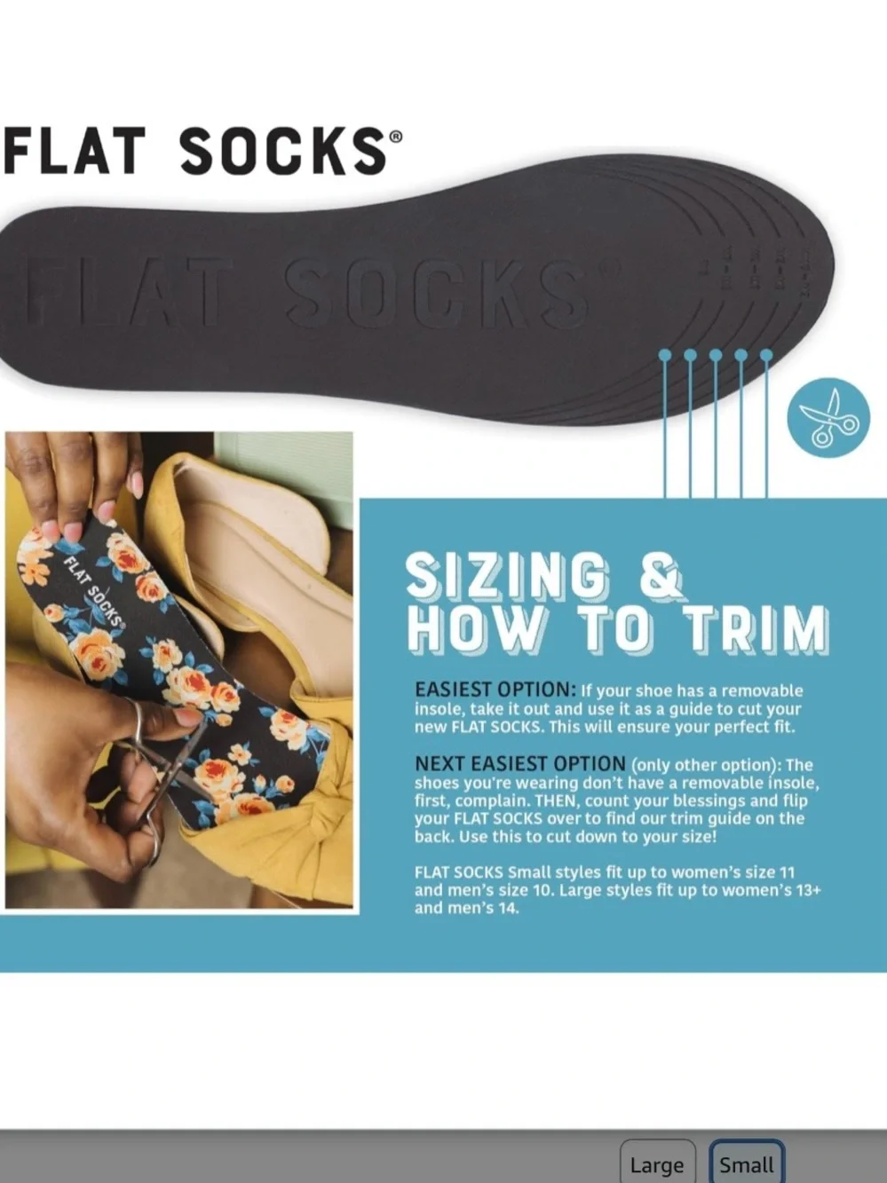 Flat Socks Women’s 9-13 Men’s 8-13